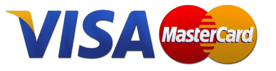 Visa and Mastercard accepted